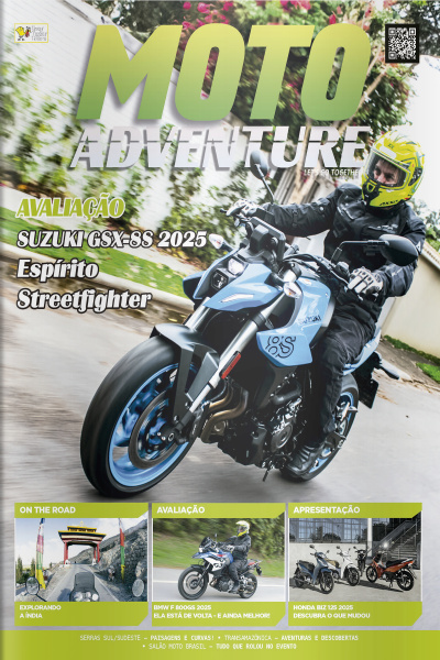Moto Adventure Ed. 287 - AVALIAÇÃO  SUZUKI GSX-8S 2025  Espírito Streetfighter
