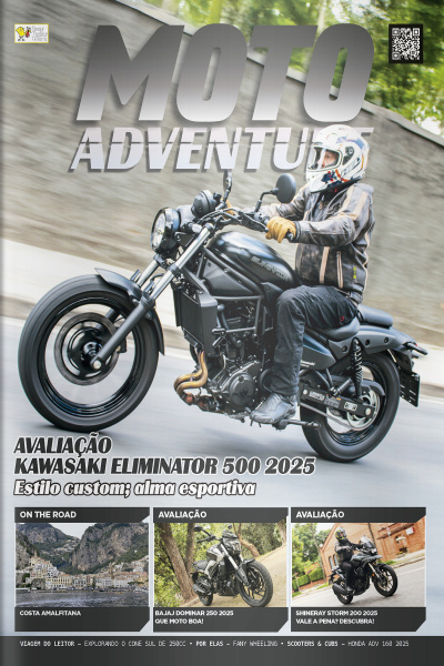 Moto Adventure Ed. 290 - AVALIAÇÃO KAWASAKI ELIMINATOR 500 2025 ESTILO CUSTOM ALMA ESPORTIVA
