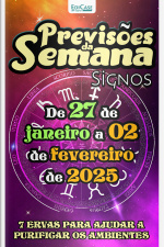 Previsões da Semana Ed. 248 - Previsões de 27 de Janeiro a 02 de Fevereiro de 2025