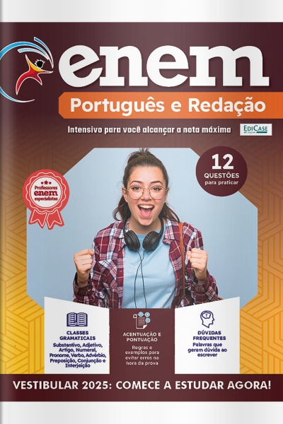 Apostilas ENEM Ed. 01 - Português e Redação: Edição atualizada 2025