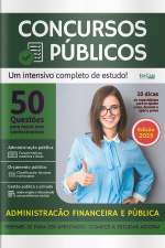 Apostilas Concursos Públicos Ed. 03 - Administração Financeira e Pública