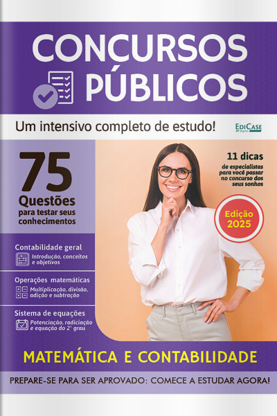Apostilas Concursos Públicos Ed. 04 - Matemática e Contabilidade