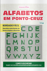 Artesanato Simples Ed. 84 - Alfabetos em ponto-cruz