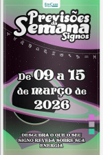 Previsões da Semana Ed. 306 - Signos: Previsões de 09 Março a 15 de Março de 2026