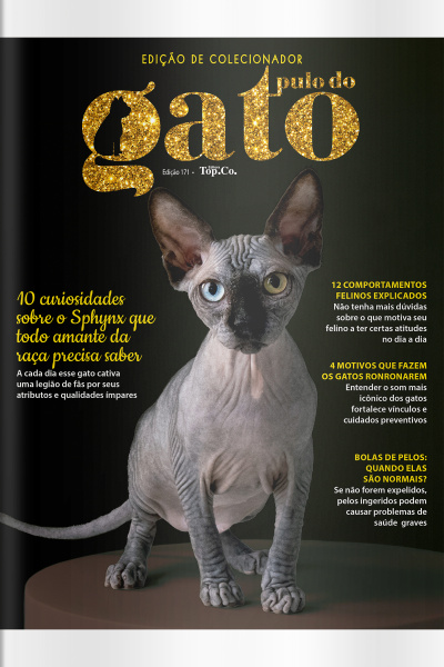 Pulo do Gato Ed. 171 - 10 curiosidades sobre o Sphynx que todo amante da raça precisa saber