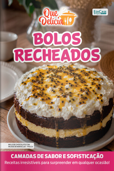 Que Delícia Ed. 178 - Bolos recheados
